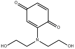 2-(bis(2-hydroxyethyl)amino)-1,4-benzoquinone 结构式