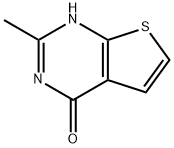 4-羟基-2-甲基噻吩[2,3-D]嘧啶 结构式