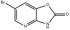 6-溴-3H-恶唑并[4,5-B]吡啶-2-酮 结构式