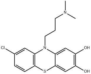 7,8-dihydroxychlorpromazine 结构式