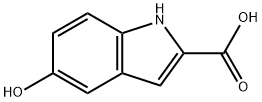 5-羟基吲哚-2-甲酸 结构式