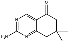 2-氨基-7,8-二氢-7,7-二甲基喹宁 结构式