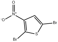 2,5-二溴-3-硝基噻吩 结构式