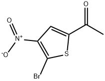 1-(5-溴-4-硝基-2-噻吩)-1-乙酮 结构式