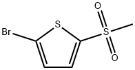 2-溴-5-(甲基磺酰基)噻吩 结构式