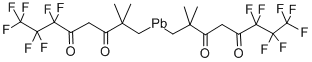 LEAD II 6,6,7,7,8,8,8-HEPTAFLUORO-2,2-DIMETHYL-3,5-OCTANEDIONATE