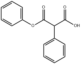 phenyl hydrogen phenylmalonate 结构式