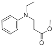 N-乙基-N-苯基-Β-丙氨酸甲酯 结构式