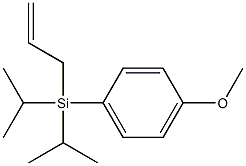 ALLYL(DIISOPROPYL)(4-METHOXYPHENYL)SILANE 结构式