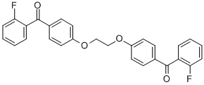 二[4-(2-氟苯甲酰基)苯基]乙二醇醚 结构式