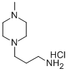 N-甲基-N-(3-氨基丙基)哌嗪盐酸盐 结构式