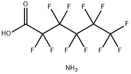 全氟己酸铵 结构式