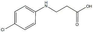 N-(4-氯苯基)-BETA-丙氨酸 结构式