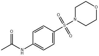 4'-(吗啉基磺酰基)乙酰苯胺 结构式