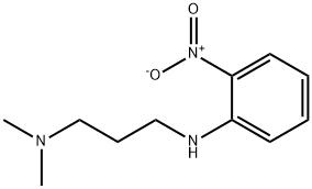 N1,N1-DIMETHYL-N3-(2-NITROPHENYL)PROPANE-1,3-DIAMINE 结构式