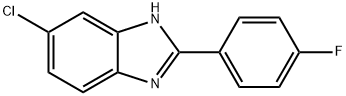 5-CHLORO-2-(4-FLUOROPHENYL)-BENZIMIDAZOLE 结构式
