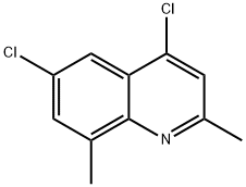 4,6-二氯-2,8-二甲基喹啉 结构式
