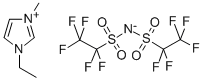 1-乙基-3-甲基二(五氟乙基磺酰)亚胺 结构式