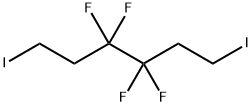1,6-二碘-3,3,4,4-四氟己烷 结构式