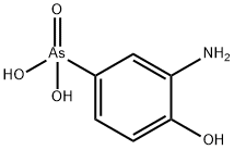 3-氨基-4-羟基苯胂酸 结构式