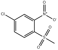 4-氯-2-硝基苯基二甲基砜 结构式