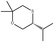 1,4-Oxathiane,2,2-dimethyl-5-(1-methylethyl)-,(5R)-(9CI) 结构式