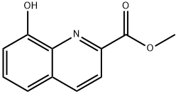 8-羟基-2-喹啉甲酸甲酯 结构式