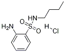 2-氨基-正丁基苯磺酰胺盐酸盐 结构式