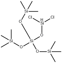 TRIS(TRIMETHYLSILOXY)SILOXYDICHLOROSILANE 结构式
