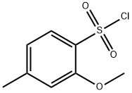 2-甲氧基-4-甲基苯磺酰氯 结构式