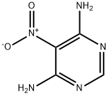 5-硝基-4,6-二氨基嘧啶 结构式