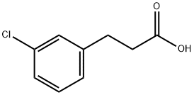 3-(3-氯苯基)丙酸 结构式