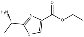 4-Thiazolecarboxylicacid,2-[(1S)-1-aminoethyl]-,ethylester(9CI) 结构式