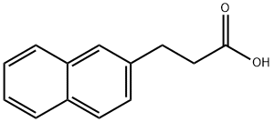 3-(Β-萘基)丙酸 结构式
