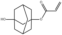 1,3-单丙烯酸金刚烷醇 结构式