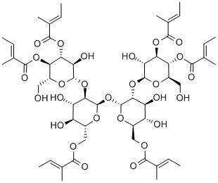 Actinotetraose Hexatiglate 结构式