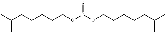 甲基膦酸二异辛酯 结构式