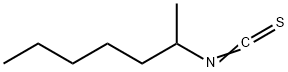 2-异硫氰酸庚酯 结构式