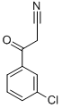 3-氯苯甲酰乙腈 结构式