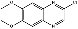 2-氯-6,7-二甲氧基喹喔啉 结构式