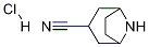 (1S,5R)-8-AZABICYCLO[3.2.1]OCTANE-3-CARBONITRILE,HYDROCHLORIDE 结构式