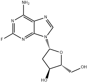 2'-脱氧-2-氟腺苷 结构式