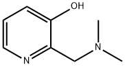 2-(二甲基胺基甲基)-3-羟基吡啶 结构式
