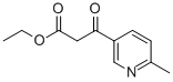 ethyl 3-(2-methyl-5-pyridyl)-3-oxopropionate 结构式
