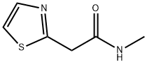 2-Thiazoleacetamide,  N-methyl- 结构式