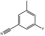 3-氟-5-甲基苯腈 结构式