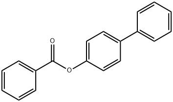 苯甲酸-4-联苯酯 结构式