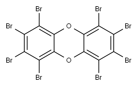 OCTABROMIDIBENZO-PARA-DIOXIN 结构式