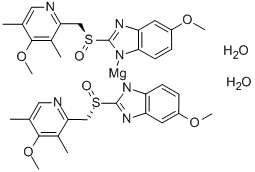 (S)-奥美拉唑镁二水合物 结构式