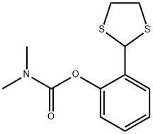 Dimethylcarbamic acid 2-(1,3-dithiolan-2-yl)phenyl ester 结构式